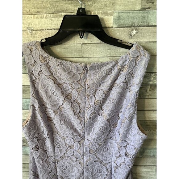 Women’s Ivanka Trump Dress Floral Lavender Purple Plus Size 16 - Picture 14 of 16